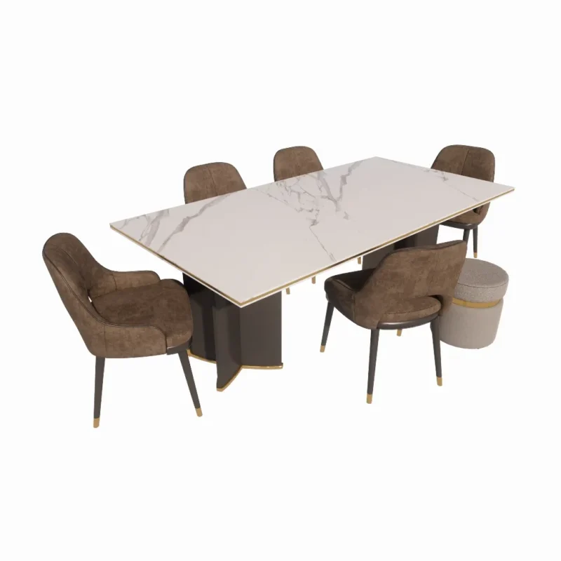 Leo Asset-Dining Table-FND11 Free Enscape Custom Asset-Dinning Table