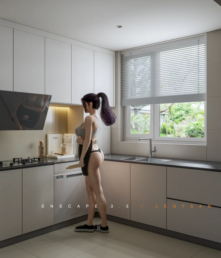 Free Enscape Custom Asset-Woman